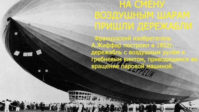 История развития воздухоплавания