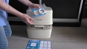 ОНЛАЙН ТРЕЙД.РУ — Биотуалет Thetford Porta Potti Qube 165 Luxe Ivory