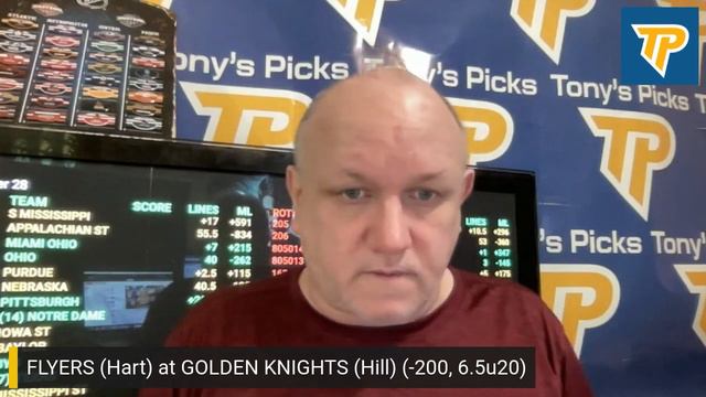 Philadelphia Flyers vs Vegas Golden Knights 10/24/2023 FREE NHL Picks & Predictions on Morning Stea
