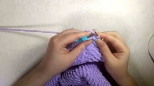 Релакс под вязание (домашний халат спицами из плюшевой пряжи)