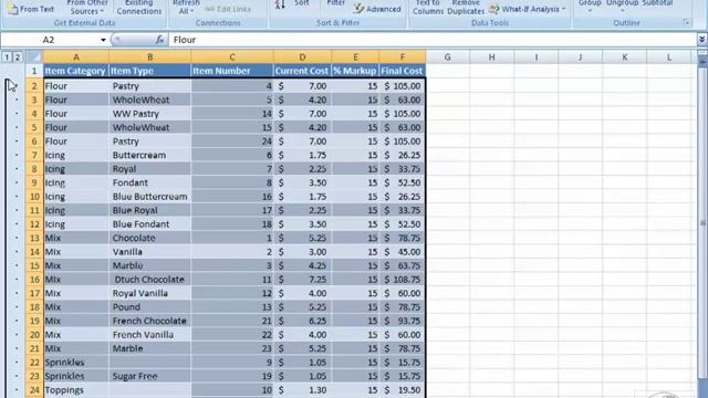 Excel 2007 Essential Training-Sorting and Grouping смотреть онлайн