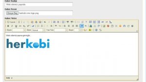 Herkobi CMS Haber Yönetimi