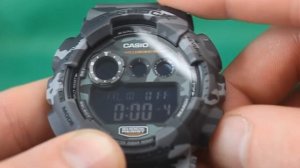 G-SHOCK GD-120CM-8 | Камуфляжные неубиваемые часы  для настоящих мужчин.Обзор и настройка | Купить