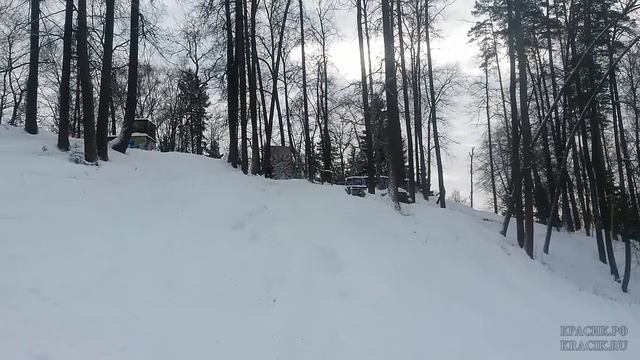 На Пирожке работает горнолыжная трасса и подъемник