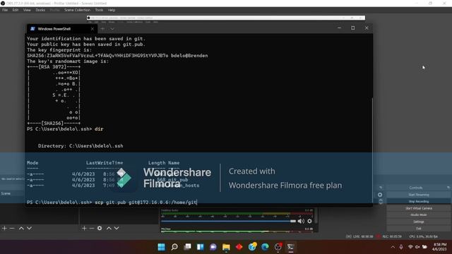 Generate ssh keys for Windows and Ubuntu смотреть онлайн