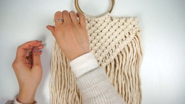 How To Make A Gorgeous Macrame Fringe Boho Bag | Beginner Friendly Step-by-Step Tutorial