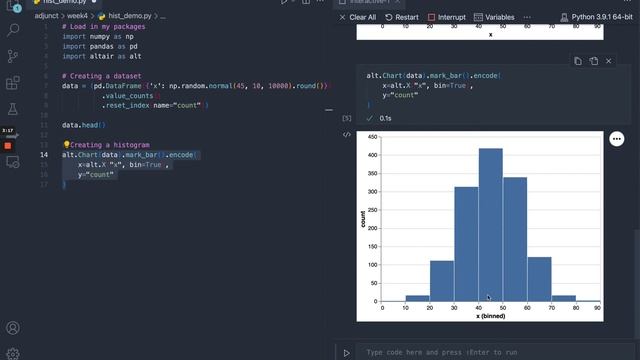 Altair Demo - Histogram смотреть онлайн
