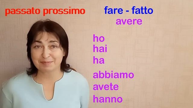 Урок 13 passato prossimo, parte 1