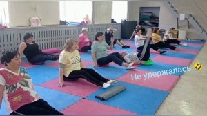 На балансировочной подушке??