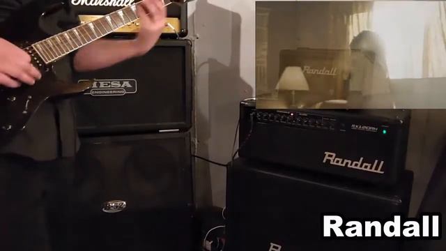 'Forget Me Too' MGK Guitar Cover - Marshall Tube vs Randall Solid State смотреть онлайн