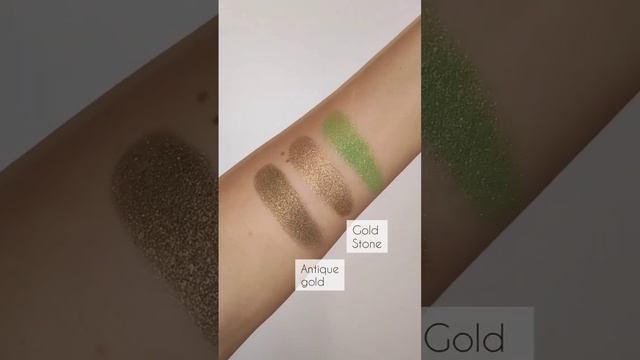 Минеральные тени - зеленые и оливковые оттенки смотреть онлайн