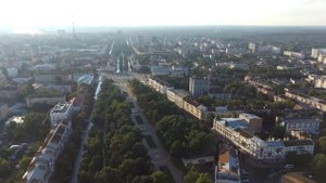 Чернигов с высоты панорама въезд в город