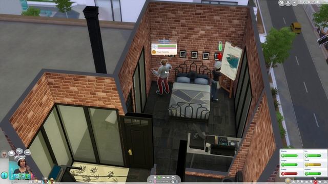 SIMS 4 Rags to Riches Dine Out Reloaded Part 9 - Skill building смотреть онлайн