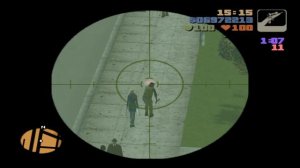 GTA 3 Rampage Headshot 17 Yardies with Sniper Rifle