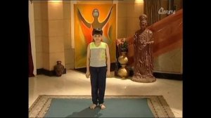 Tadasana Or Mountain Pose Yoga  For Kids Fitness - English