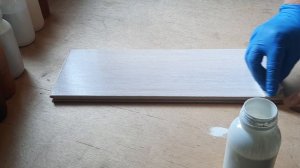 Покрытие инженерной доски из Южного Дуба цветным маслом "Экстра Белый".