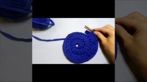 Коврик - спираль .