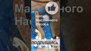 Цепь и успокоитель масляного насоса