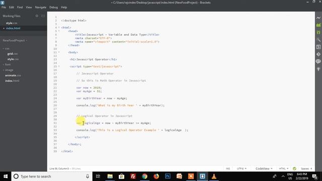 JavaScript Operator - Operator | Assignment Operator | More Operator | Logical Operator
