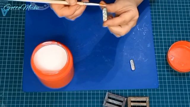 Wooden boxes. / ДЕРЕВЯННЫЕ ЯЩИКИ. Accessories, miniatures for dolls, toys and decor. смотреть онлайн