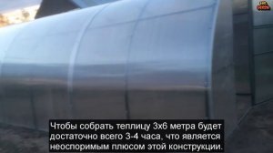 Теплица из поликарбоната Новатор 2