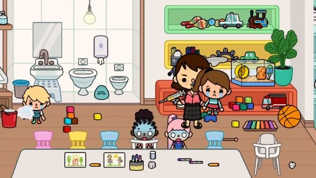 СТРАШНЫЙ ДЕТСКИЙ САД!! Страшилка на Ночь в Тока Бока! Toca Life World смотреть онлайн