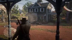 RDR2 Прогулка по живописному городку. На золото