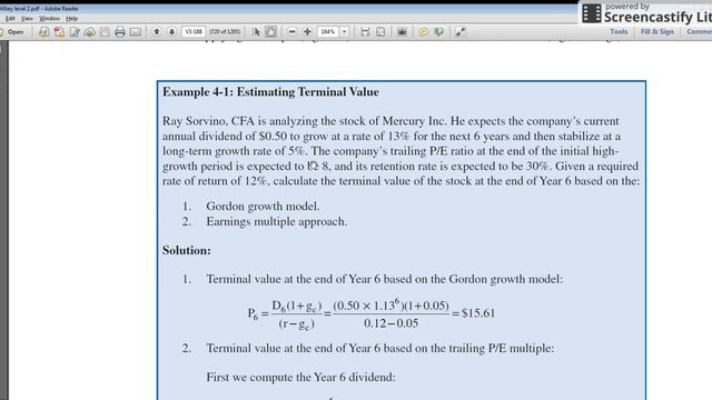 Terminal Value - Discounted Cash Flow Based Firm Valuation смотреть онлайн