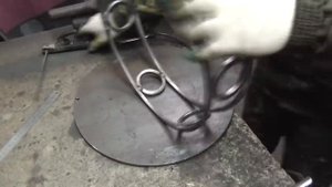 СТОЛ ЗА 4-ре ЧАСА! ХОЛОДНАЯ КОВКА!СВОИМИ РУКАМИ!ЗАВИТОК ИЗ ПРОФТРУБЫ!