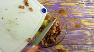 Обалденно вкусный САЛАТ С СЕЛЬДЬЮ без майонеза на праздничный стол! Рецепт постного салата!