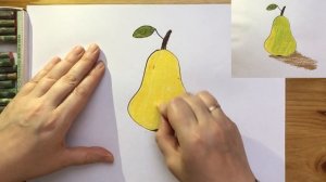 Как нарисовать грушу легко вместе с Солнечным Утром