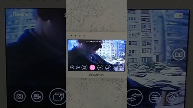 Монитор Tantos подключили к вызывной панели VIZIT смотреть онлайн