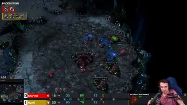 Scarlett's shameless Proxy Hatch vs ByuN - StarCraft 2 смотреть онлайн