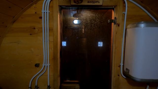 Баня-Бочка спустя 8 лет активной эксплуатации . смотреть онлайн