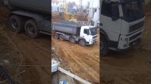 Вольво фм 12 по грязи