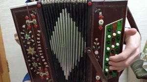 Разбор песни "Костер давно погас" на гармони