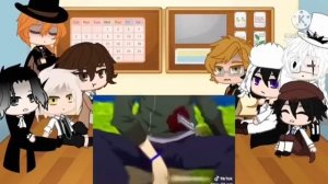 Реакция •Великий из Бродячих псов• на тикток