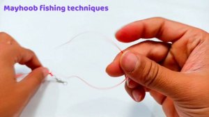 Fishing knot : the T_knot