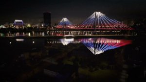 Ночной Красноярск 2023 Dji mini 3  pro 4K