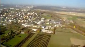 plane landing video at stuttgart airport- germany