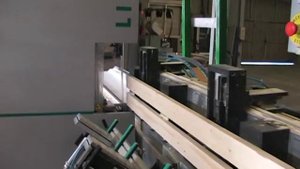 Резка на ламели 3 мм для паркета на станке LINER