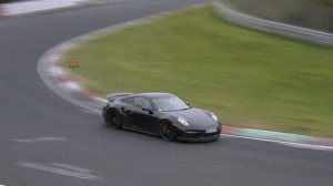 2024 Porsche 911 Turbo S E Hybrid, 911 Cabrio, and Panamera Testing at the Nurburgring