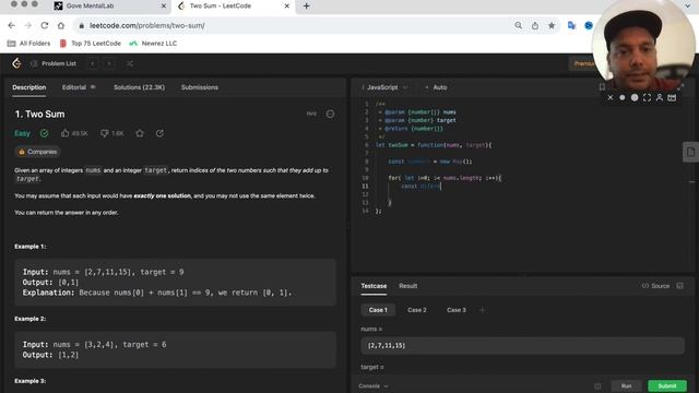 Two Sum: LeetCode Solution Explained with JavaScript | 100% Easy Solution Explained