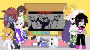 Undertale react to Errorsans Vs Underplayer