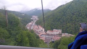 Маршрут «Путь к вершинам» - подъем на Роза Пик, Роза Хутор май 2022