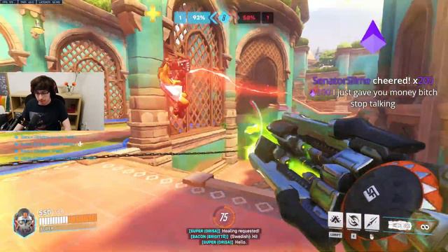 NERF ORISA IN SEASON 7! SUPER ORISA GAMEPLAY OVERWATCH 2 SEASON 7 TOP 500 смотреть онлайн