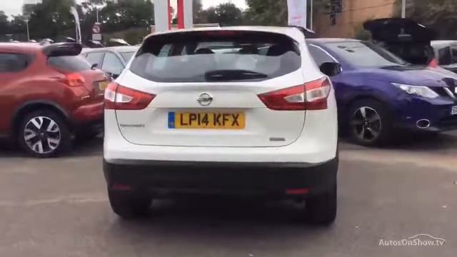 NISSAN QASHQAI ACENTA DIG-T WHITE 2014 смотреть онлайн