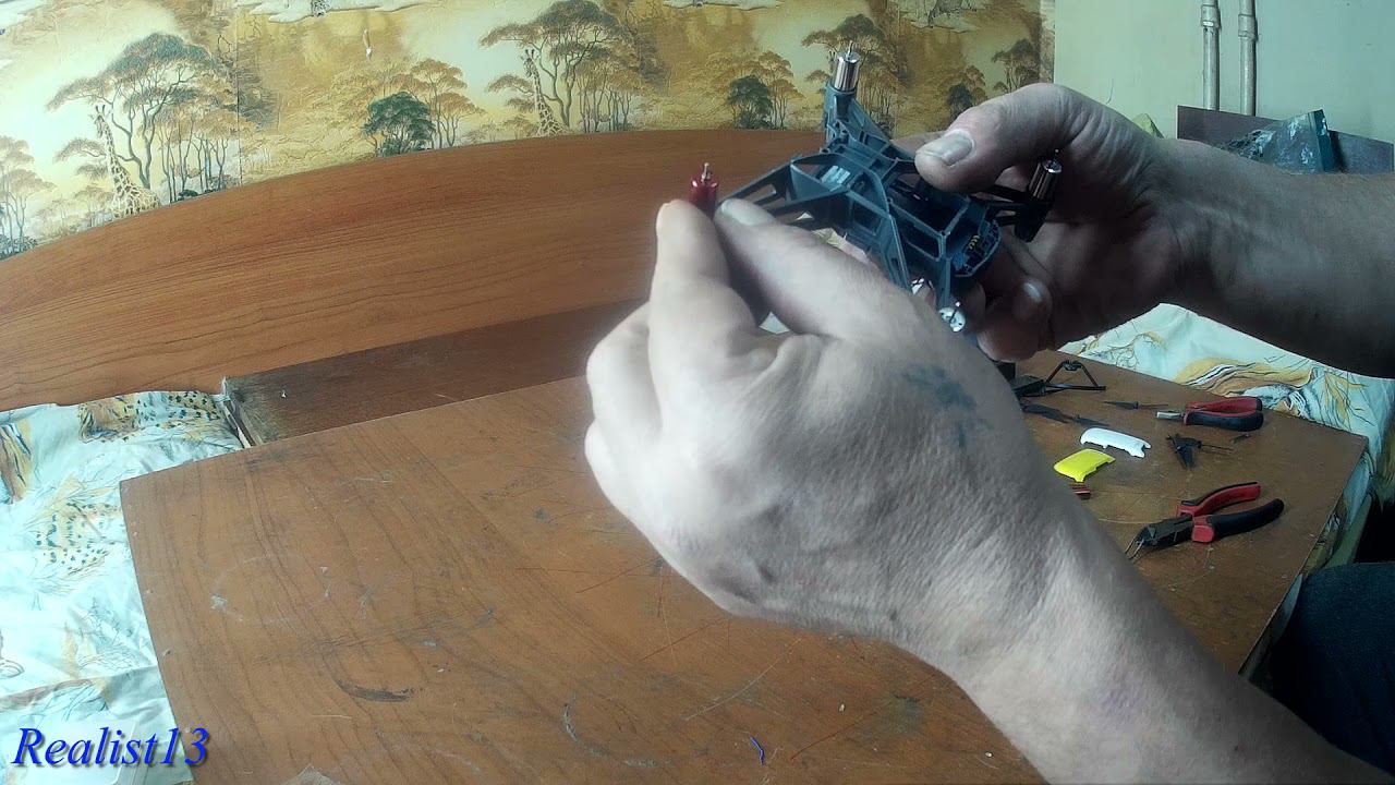 Дрон DJI ryze tello замена движка