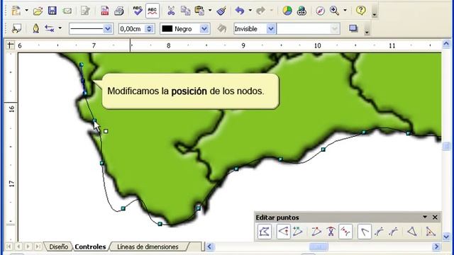 11 Tutorial de Draw de OpenOffice o LIbreOffice Vectorizar un elemento irregular. Parte 1 Mapa смотреть онлайн