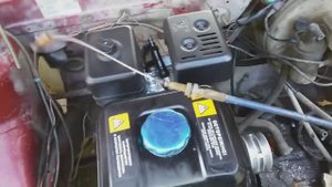 ВАЗ 2109 с двигателем от мотоблока 6.5 л.с.